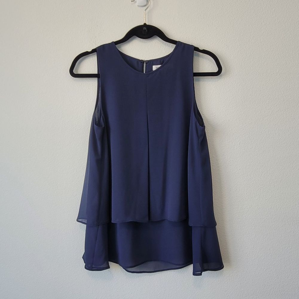 BCBGeneration Dark Navy Tank Blouse